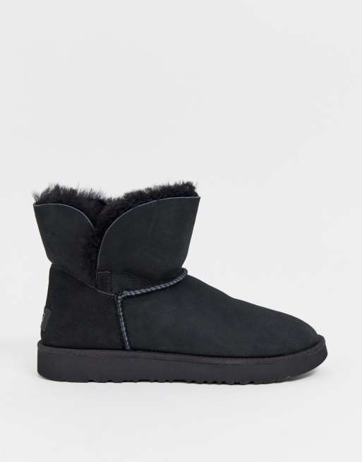 Ugg classic sale cuff mini black