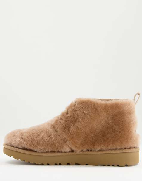 Ugg – Neumel – Beige mysiga fårskinnsboots - view 1