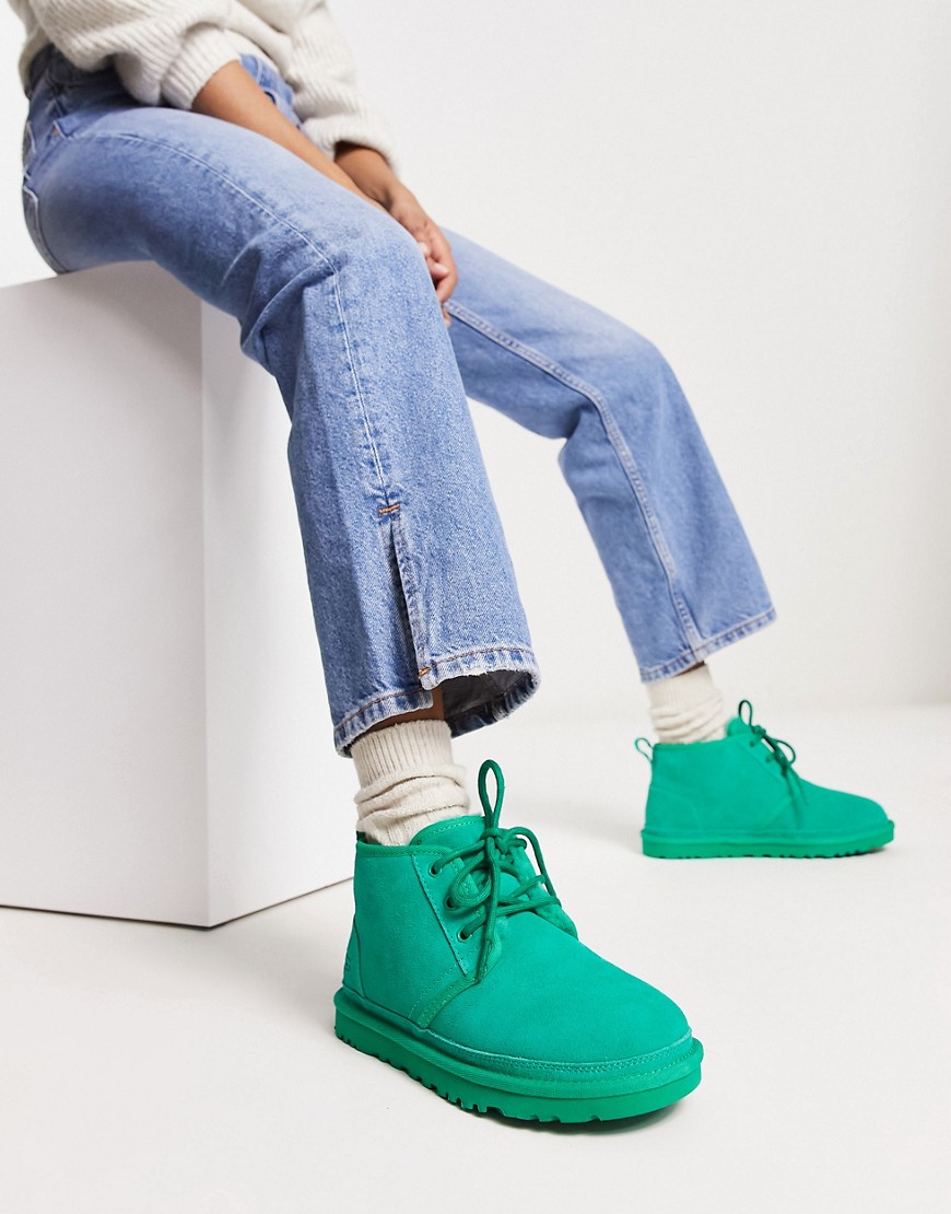 Shop Ugg Neumel Boots In Emerald Green