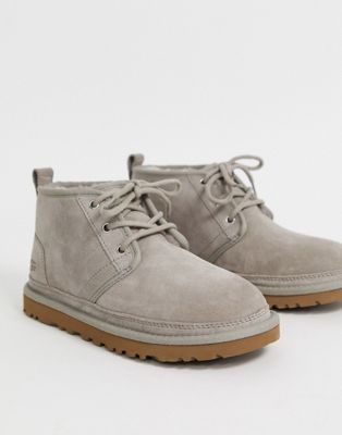 UGG Neumel Grey Lace Up Ankle Boots | ASOS