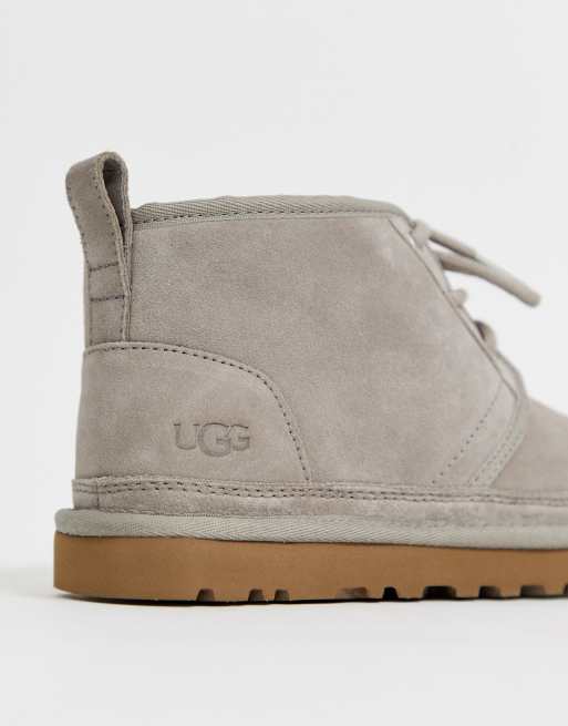 marketing straffen Bekwaamheid UGG Neumel - Grijze enkellaarzen met veters | ASOS