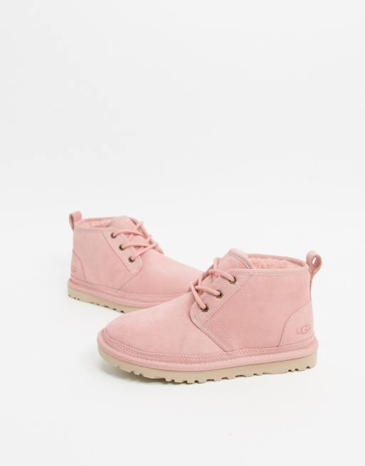 Pink uggs 2025 with shoelaces