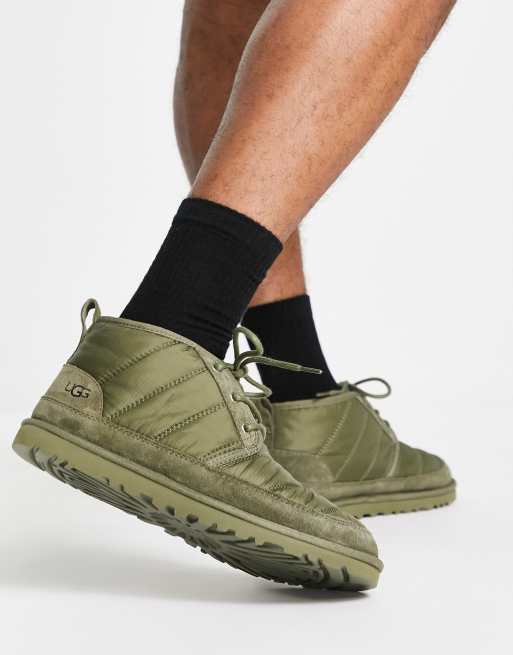 Ugg Neumel Lta quilted boots in khaki ASOS