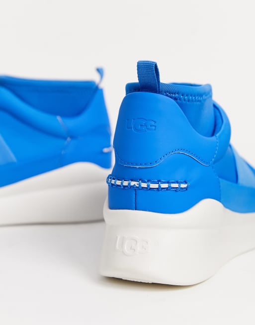 Neon blue hot sale sneakers