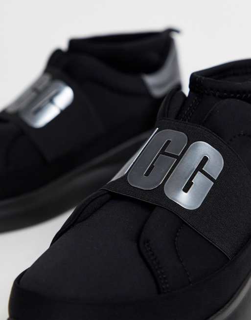 UGG - Neutra - Sneakers nere con logo metallizzato, 3 di 4