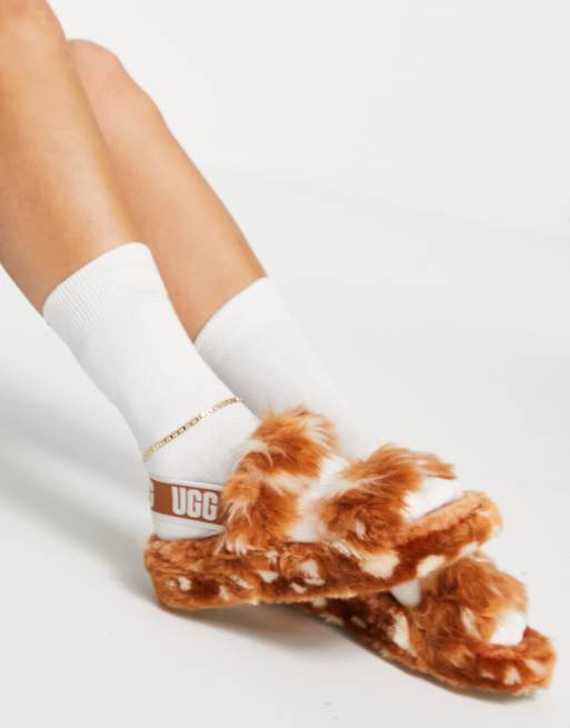 UGG - Oh Yeah - Chaussons à pois - Naturel