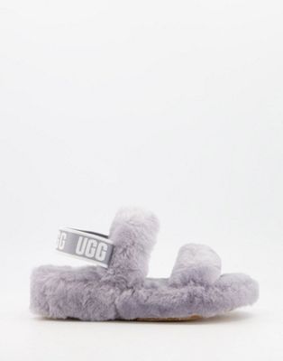 UGG Oh Yeah double strap flat sandals in soft amethyst