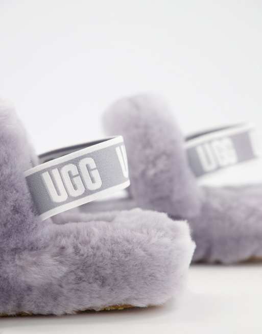 UGG Oh Yeah double strap flat sandals in soft amethyst ASOS