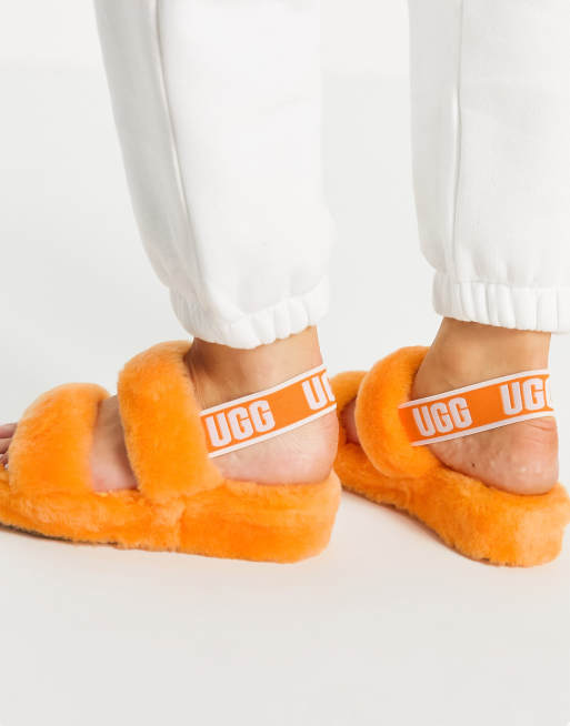 UGG Oh Yeah double strap sandals in orange ASOS