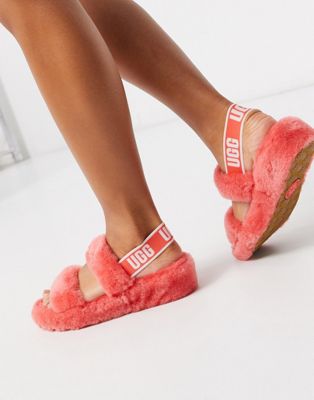 pink ugg oh yeah slippers