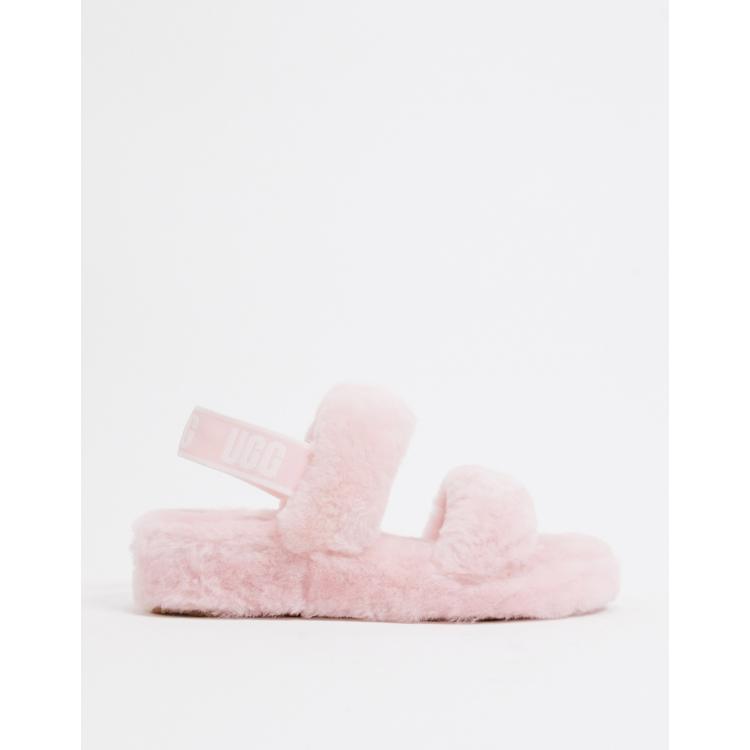 Pink ugg flip online flops