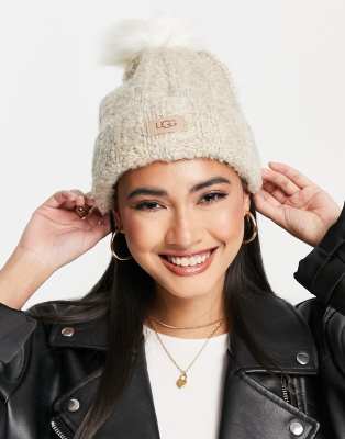 UGG pom pom beanie in cream