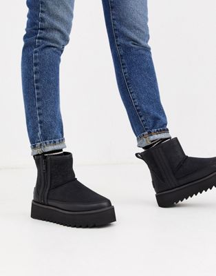 ugg black mini boots