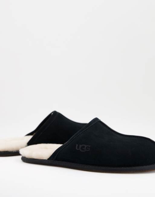 UGG – Scuff – Czarne kapcie z owczej skóry