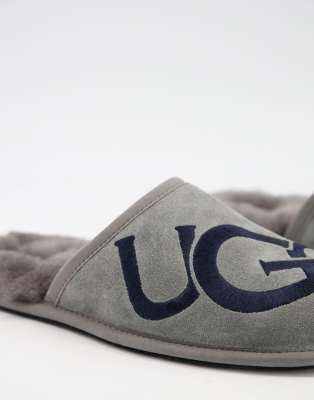 gray ugg slippers