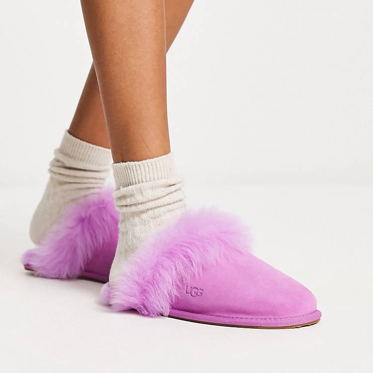 UGG Scuff Sis slippers in purple ruby ASOS