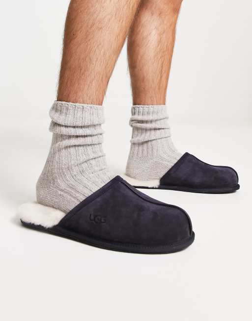 Ugg scuff slippers online navy