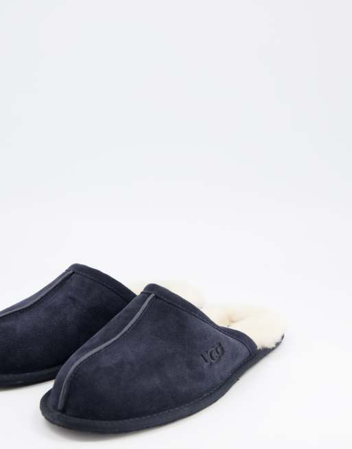 Mens navy discount ugg scuff slippers