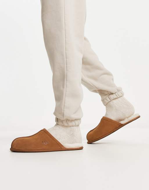 Ugg Scuff Slippers in Tan ASOS