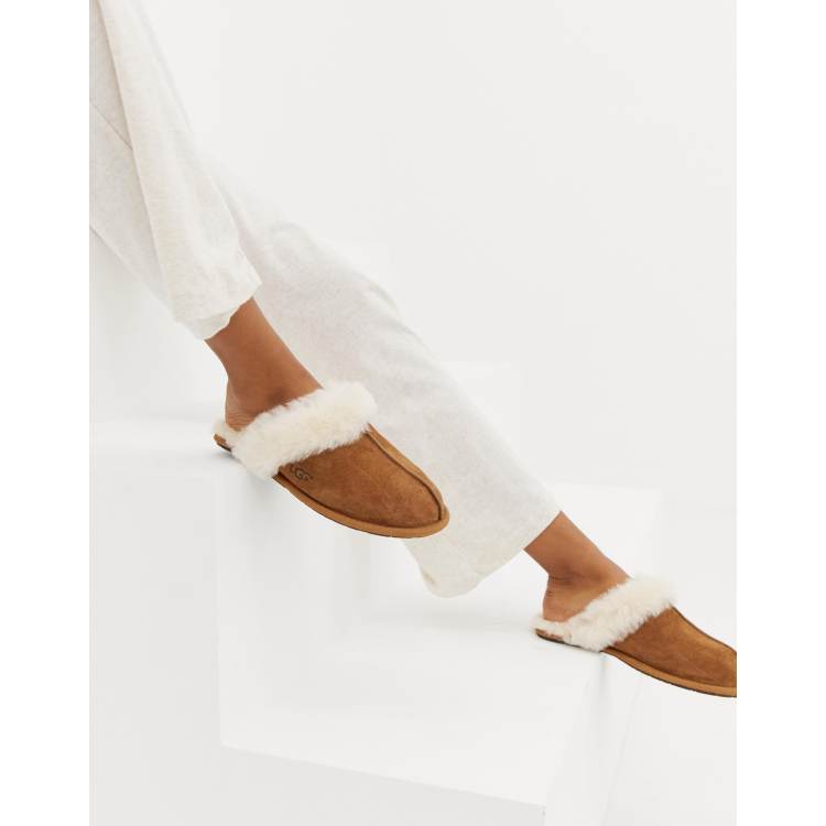 UGG Scuffette II Chestnut Slippers ASOS