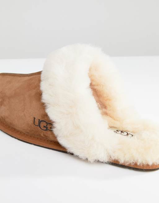 UGG scuffette II chestnut slippers, 3 of 4