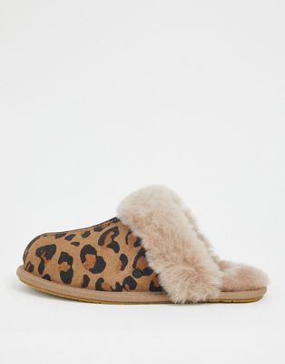 ugg scuffette ii slippers leopard