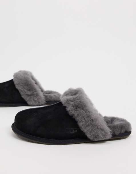 UGG - Scuffette II - Pantoffels in zwart en grijs - view 1