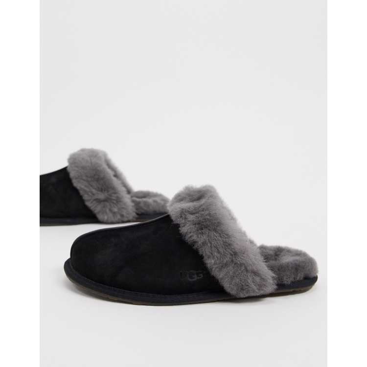 Grey ugg shop scuffette slippers