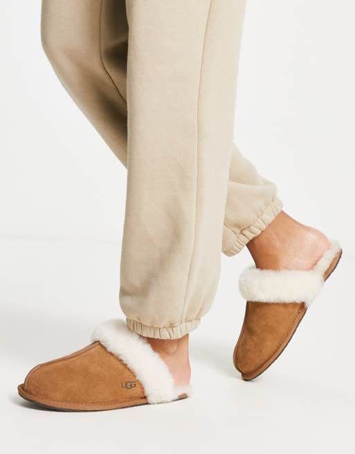 UGG Scuffette II slippers in chestnut ASOS