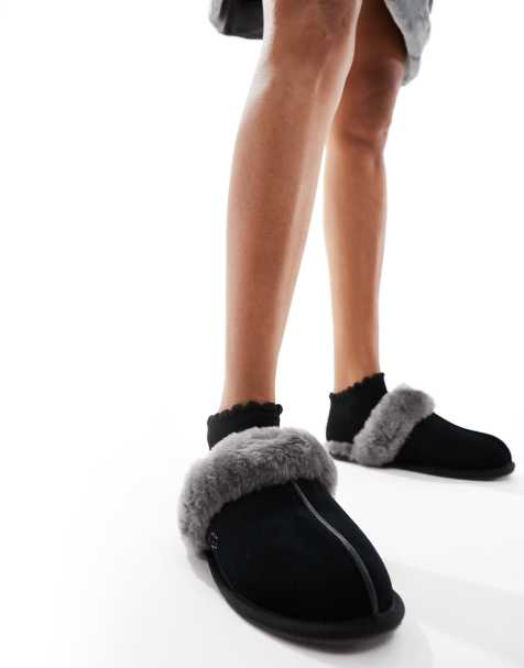 UGG – Scuffette II – Svarta innetofflor - view 1