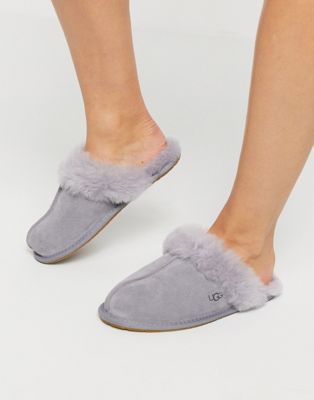 ugg scuffette slippers grey violet