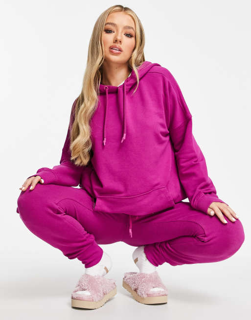 UGG Simone boyfriend hoodie in wild violet