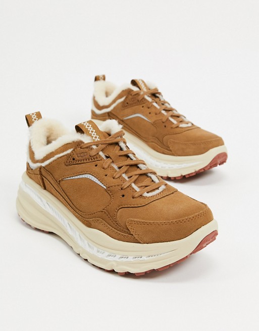 UGG spill seam trainers in tan