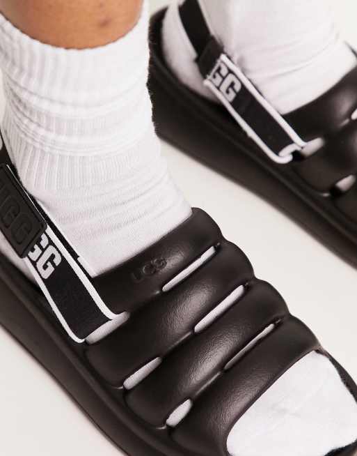 Ugg sport yeah molded slides in black | ASOS