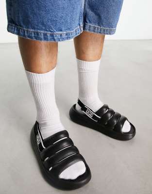 UGG sport yeah sliders in black | ASOS