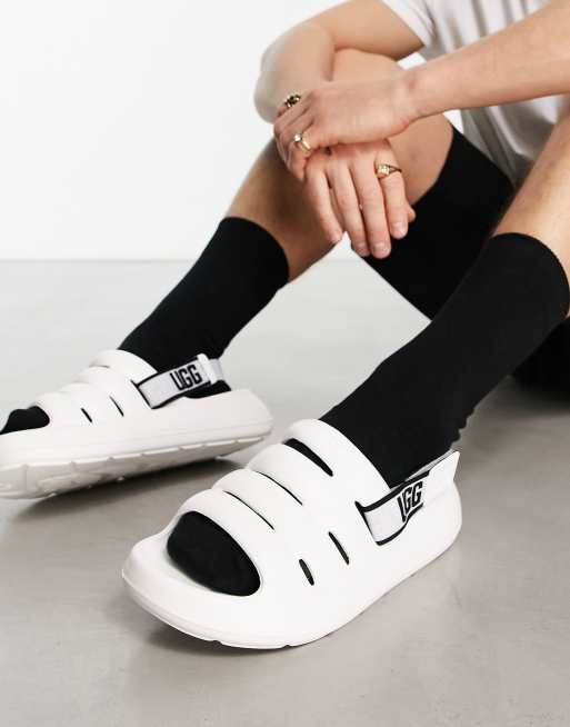 UGG sport yeah sliders in white ASOS