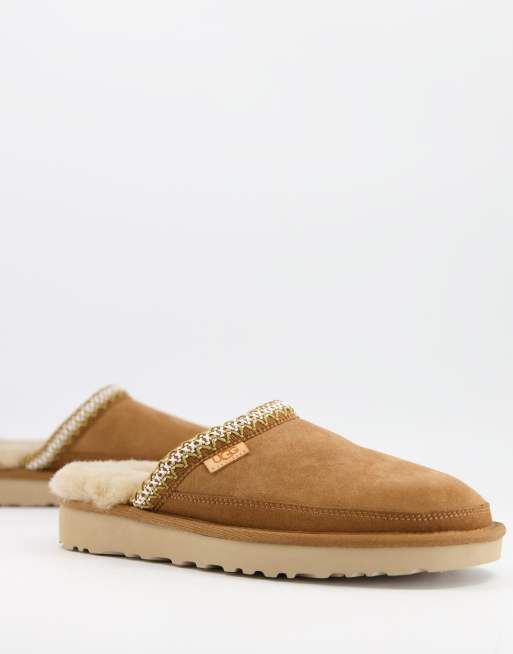 UGG Tasman scuff slippers in tan ASOS