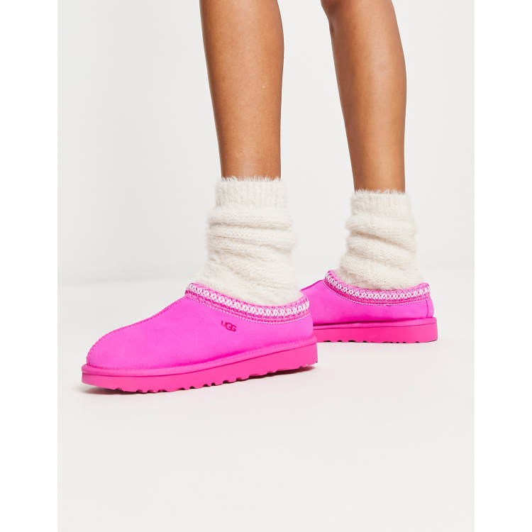 UGG Tasman shearling lined shoes in carnation pink