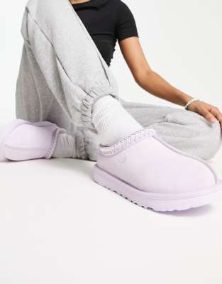 UGG Tasman Slip on Mules in Lilac