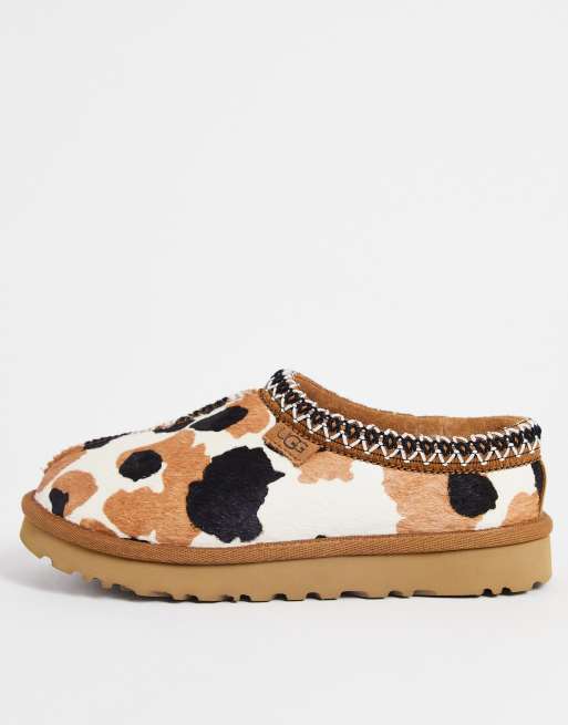 Ugg Tasman slipper shoes in cow effect suede | ASOS