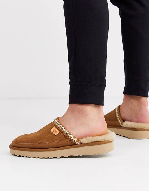 UGG Tasman slippers in chestnut suede | ASOS