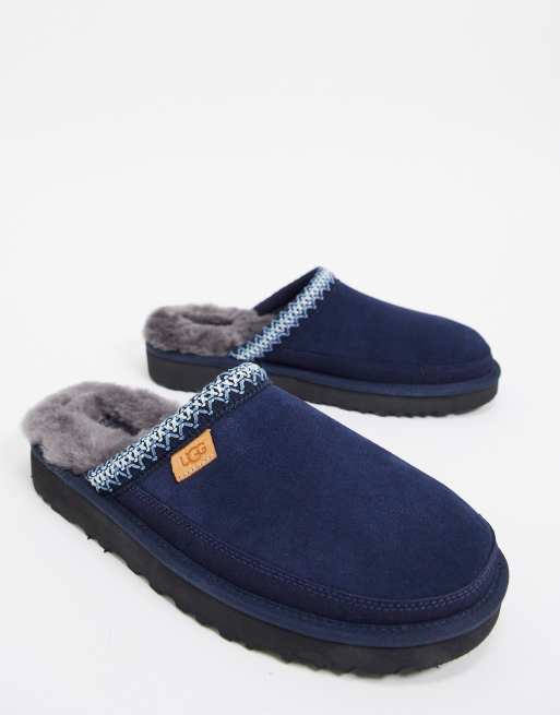 Navy ugg tasman discount slippers