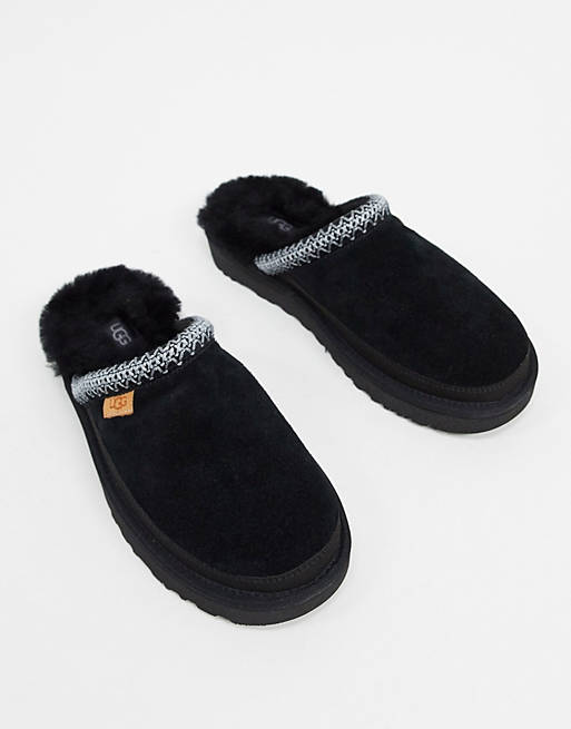 UGG – Tasman – Svarta skor med öppen häl