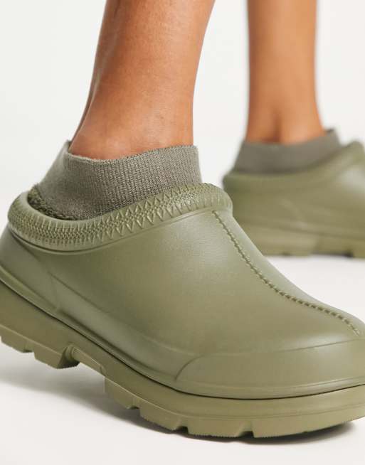 UGG Tasman X clogs in burnt olive ASOS