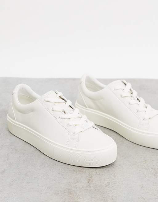 Ugg white on sale leather sneaker