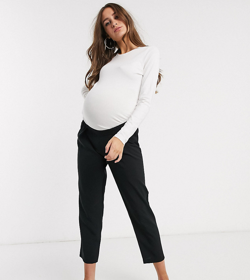 Ultimativ ankel grazer bukser fra ASOS DESIGN Maternity-Sort