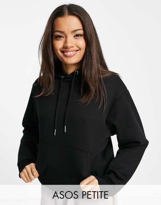 Ultimativ hættetrøje i sort fra ASOS DESIGN Petite