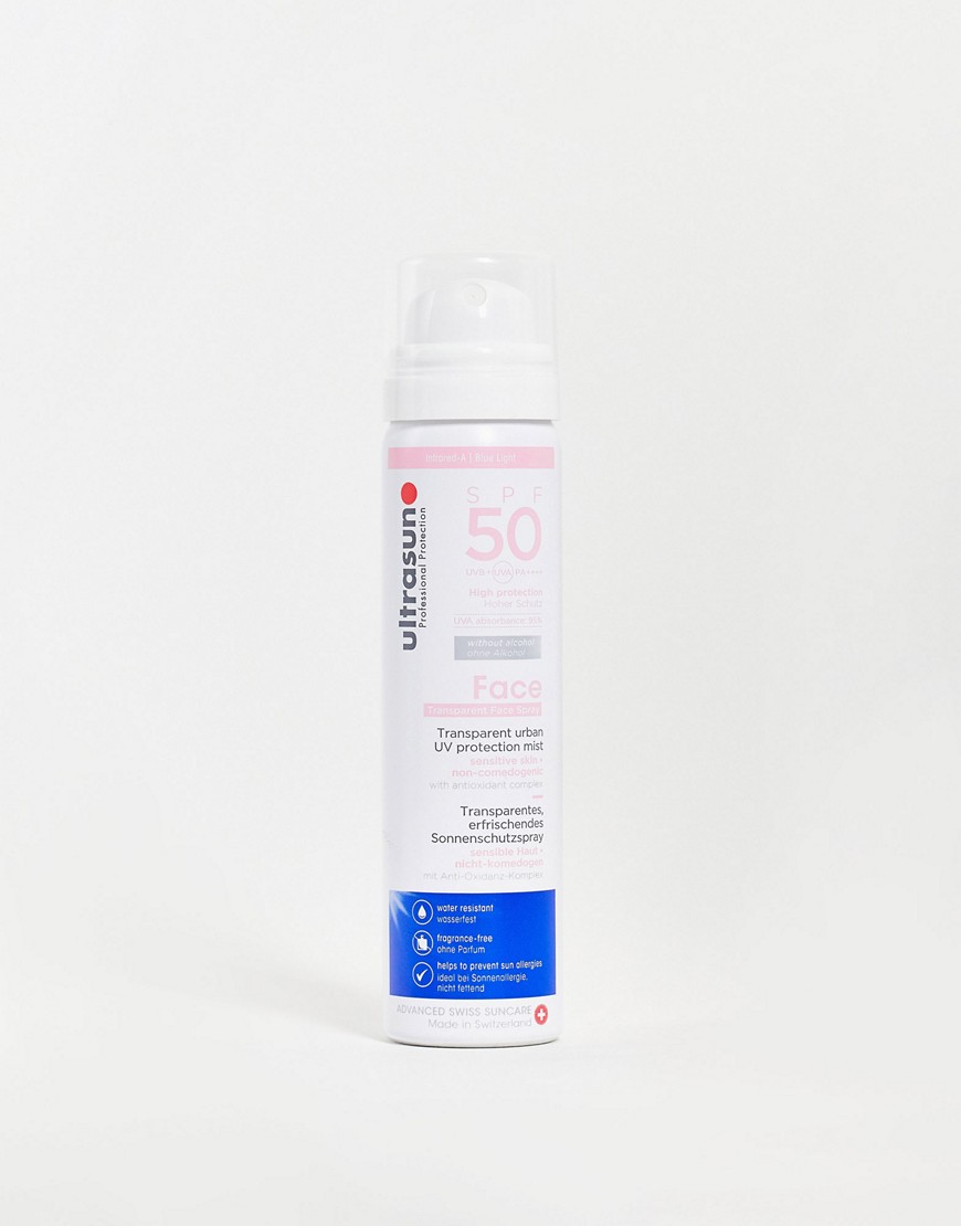 Ultrasun UV Face & Scalp Mist SPF50 75ml-No colour