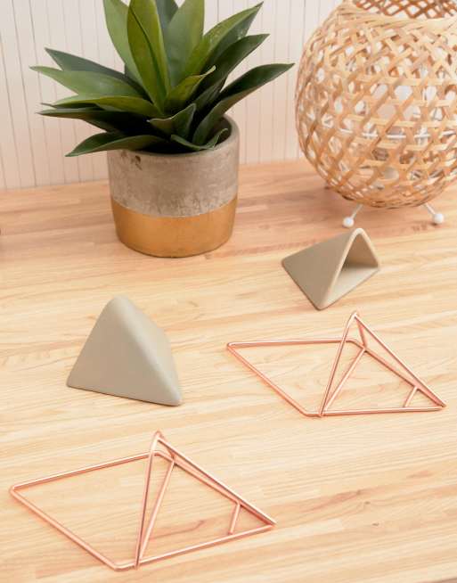 Umbra set of two concrete wall planters, 4 of 4