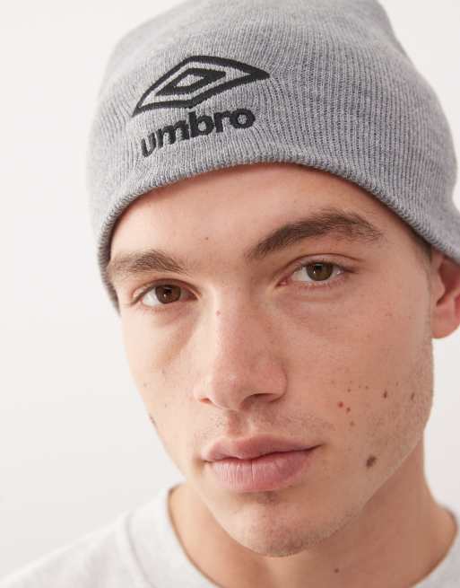 Umbro basic beanie in grey, 3 of 3